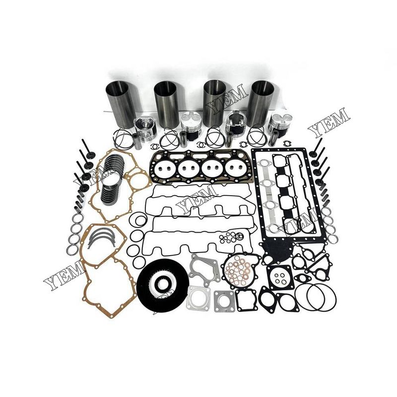 For Perkins 404D-22 Cylinder Liner Kit Full gasket set  Excavator Engine