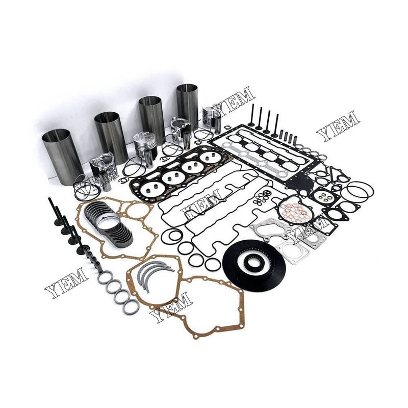For Perkins 404D-22 Cylinder Liner Kit Full gasket set  Excavator Engine