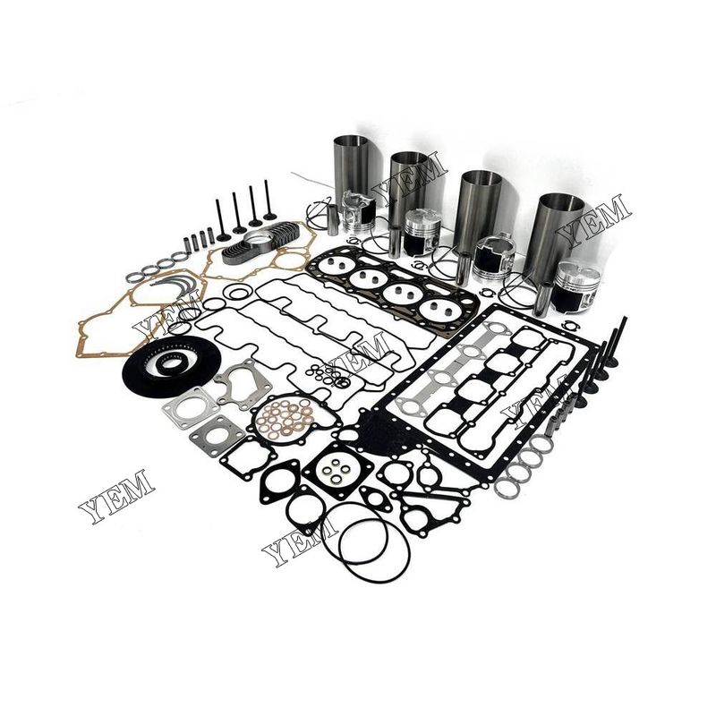 For Perkins 404D-22 Cylinder Liner Kit Full gasket set  Excavator Engine