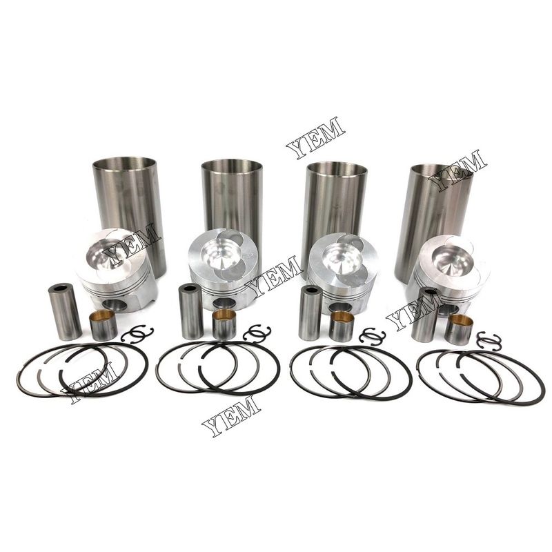 For Yanmar 4TN100 Excavator Diesel parts Cylinder Liner Kit